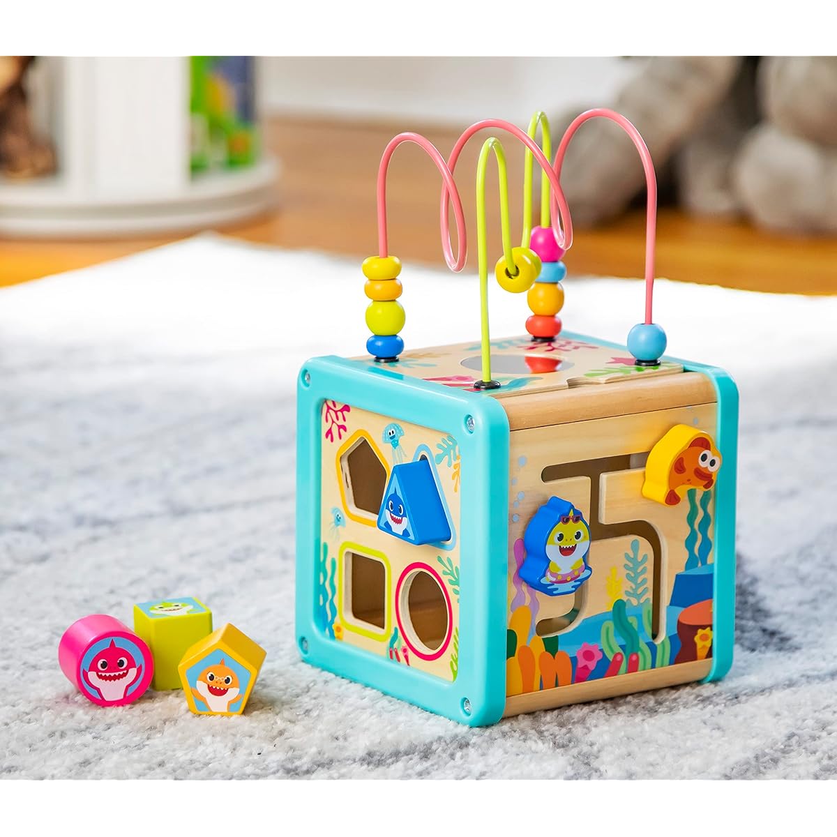 Pidoko Baby Shark Activity Cube for Kids, Toddler