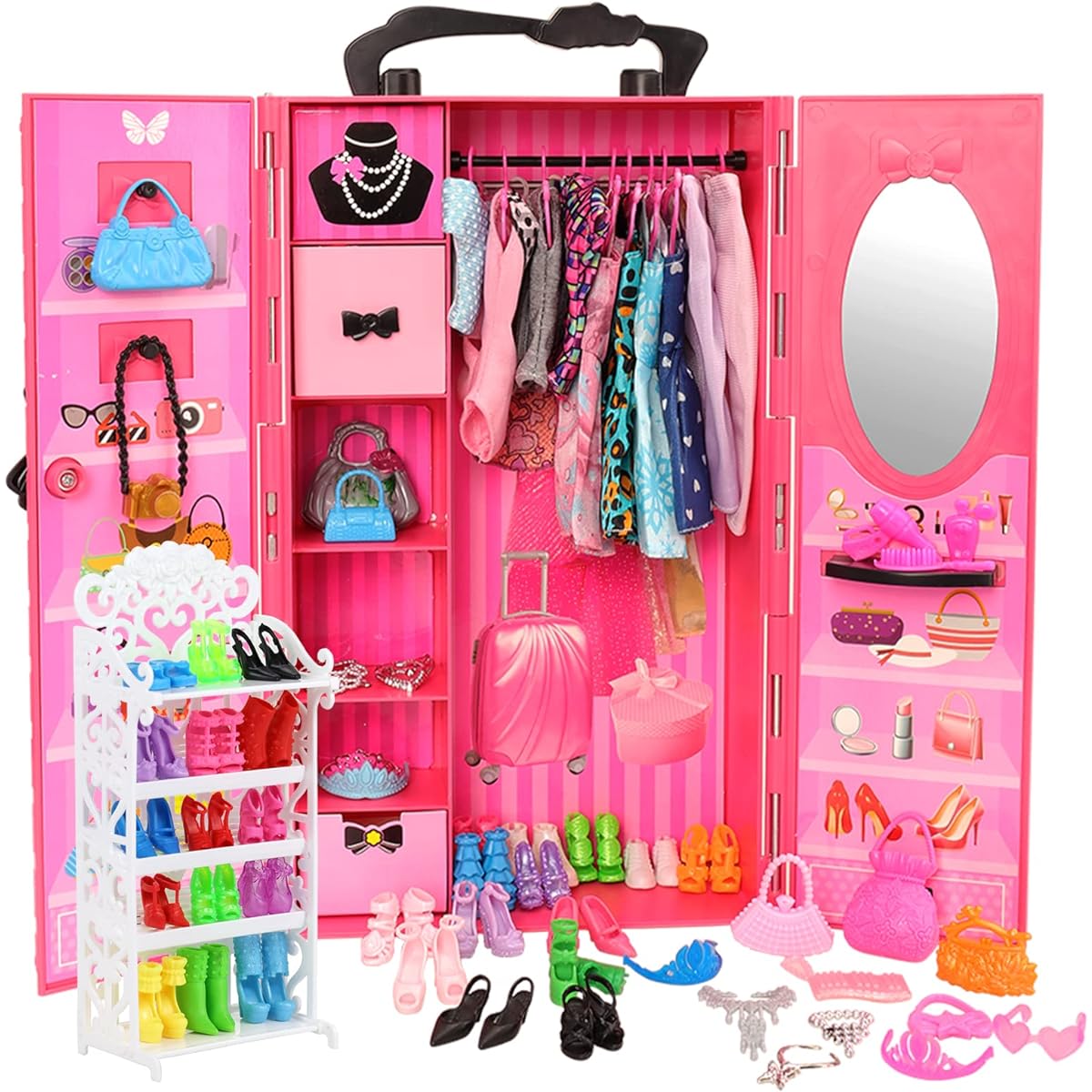 Barwa Outdoor Casual Outfit /Wear Dress Clothes Fits American Girl Doll, My Life Doll, Our Generation and other 18 inch