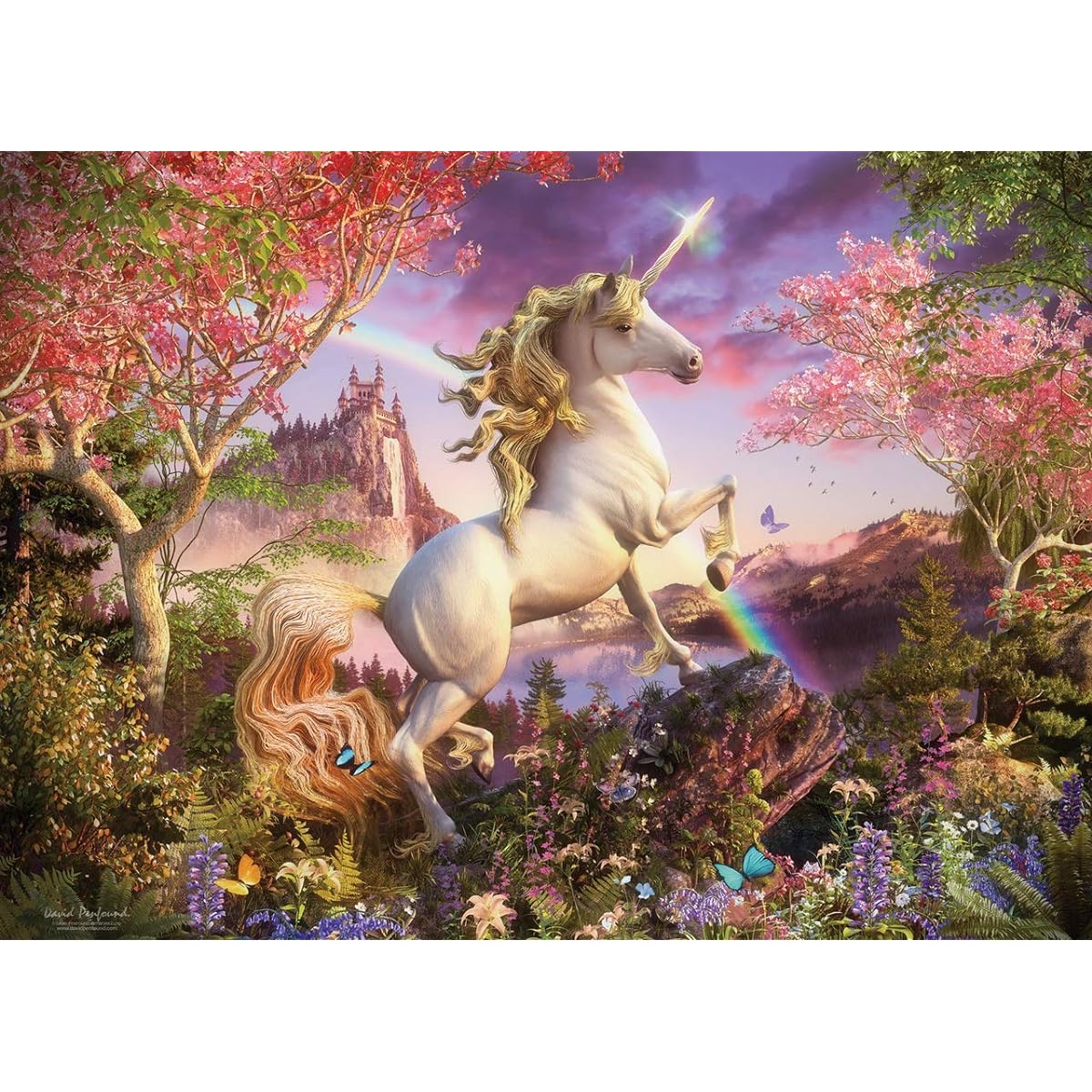 1000 Piece Cobble Hill Jigsaw Puzzle Unicorn 80232