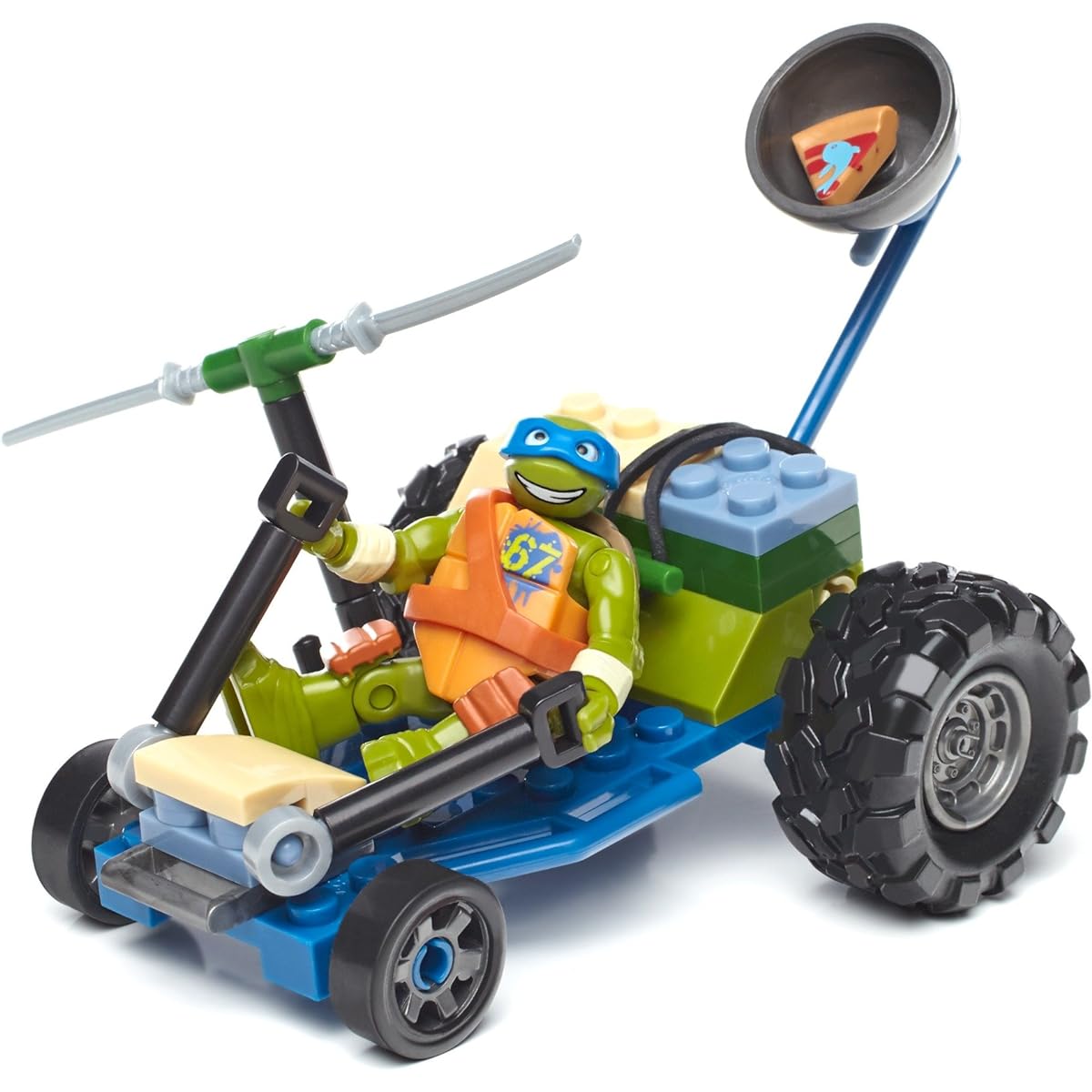 Mattel Mega DPF62, Mega Bloks: TMNT - Leo Pizza Roadster