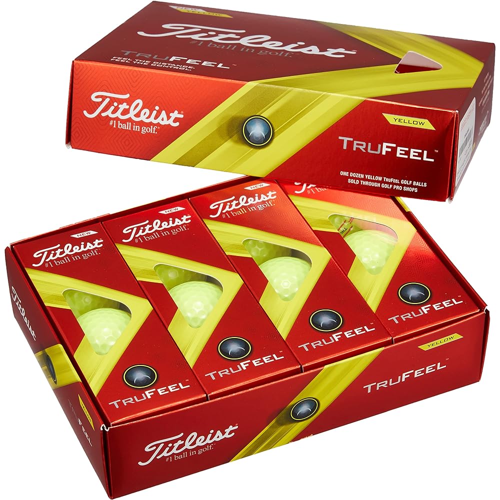 TITLEIST Golf Ball 2022 TRUFEEL 1 Dozen (12 Pieces) Genuine Japanese Product