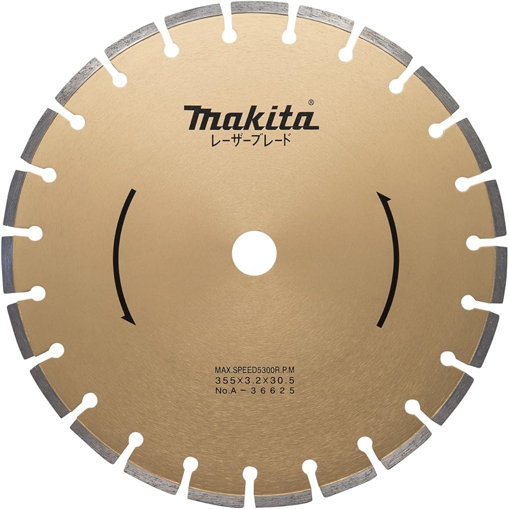 Makita Diamond Wheel Outer Diameter 355mm Laser Blade Outer Diameter A-36625