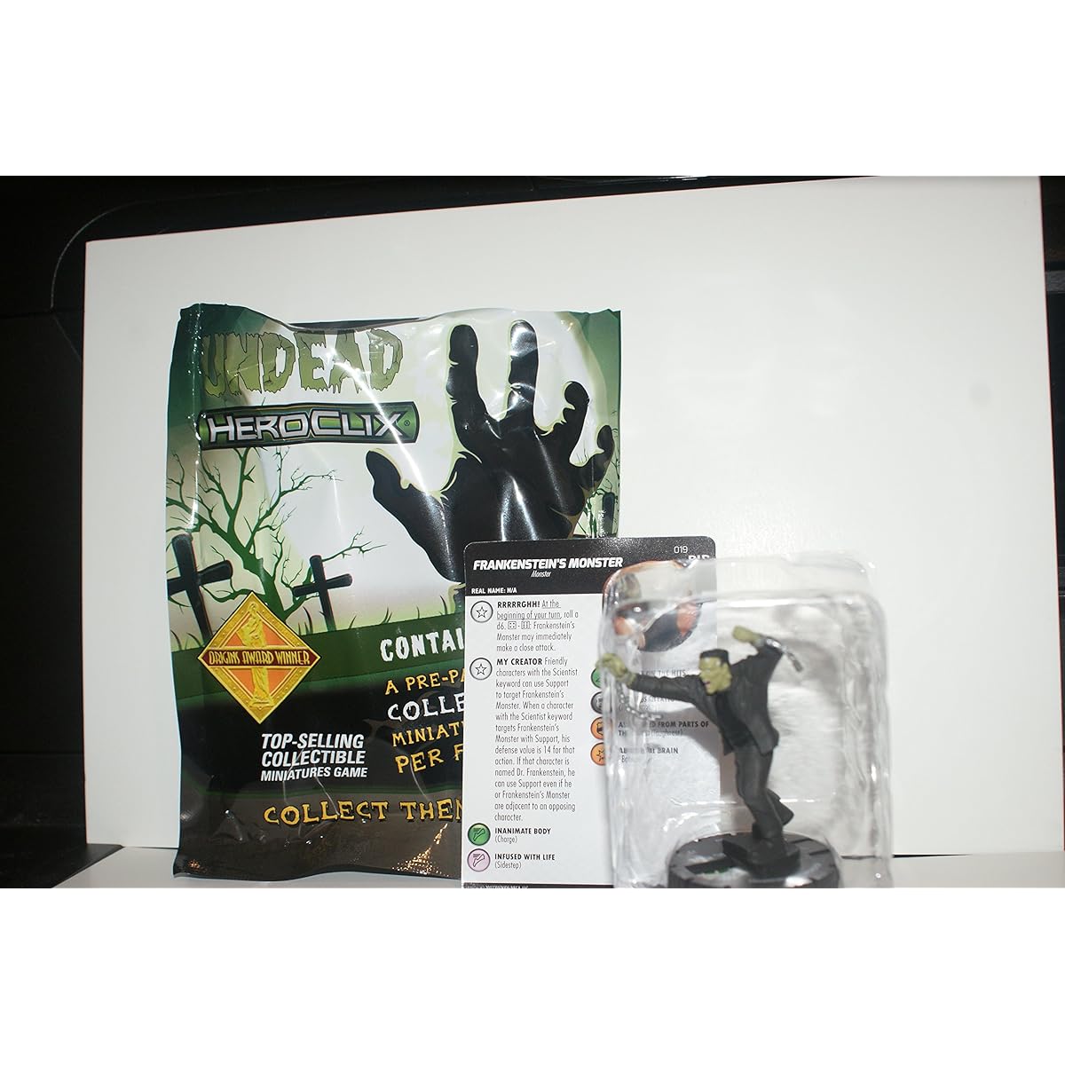 Undead ~ Frankenstein's Monster #019 Heroclix Chase Rare Miniature #19