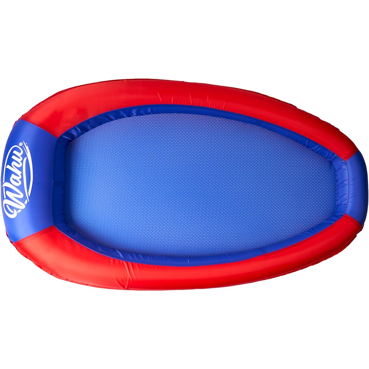WAHU Hydro Lounger Red/Blue Multipurpose Pool Lounge Float - Sit in the sun in seconds