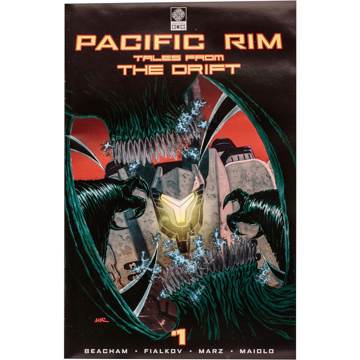 Pacific Rim McFarlane Toys Cherno Alpha (Jaeger) 4-Inch Scale Figure Playset with Comic, 14736