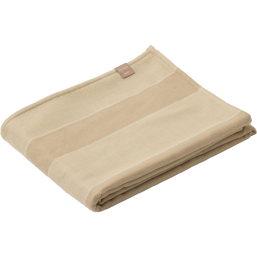 Nishikawa Inner Blanket (Blanket) Beige Single Washable Mild Fit Wool Made in Japan FQ08183014BE