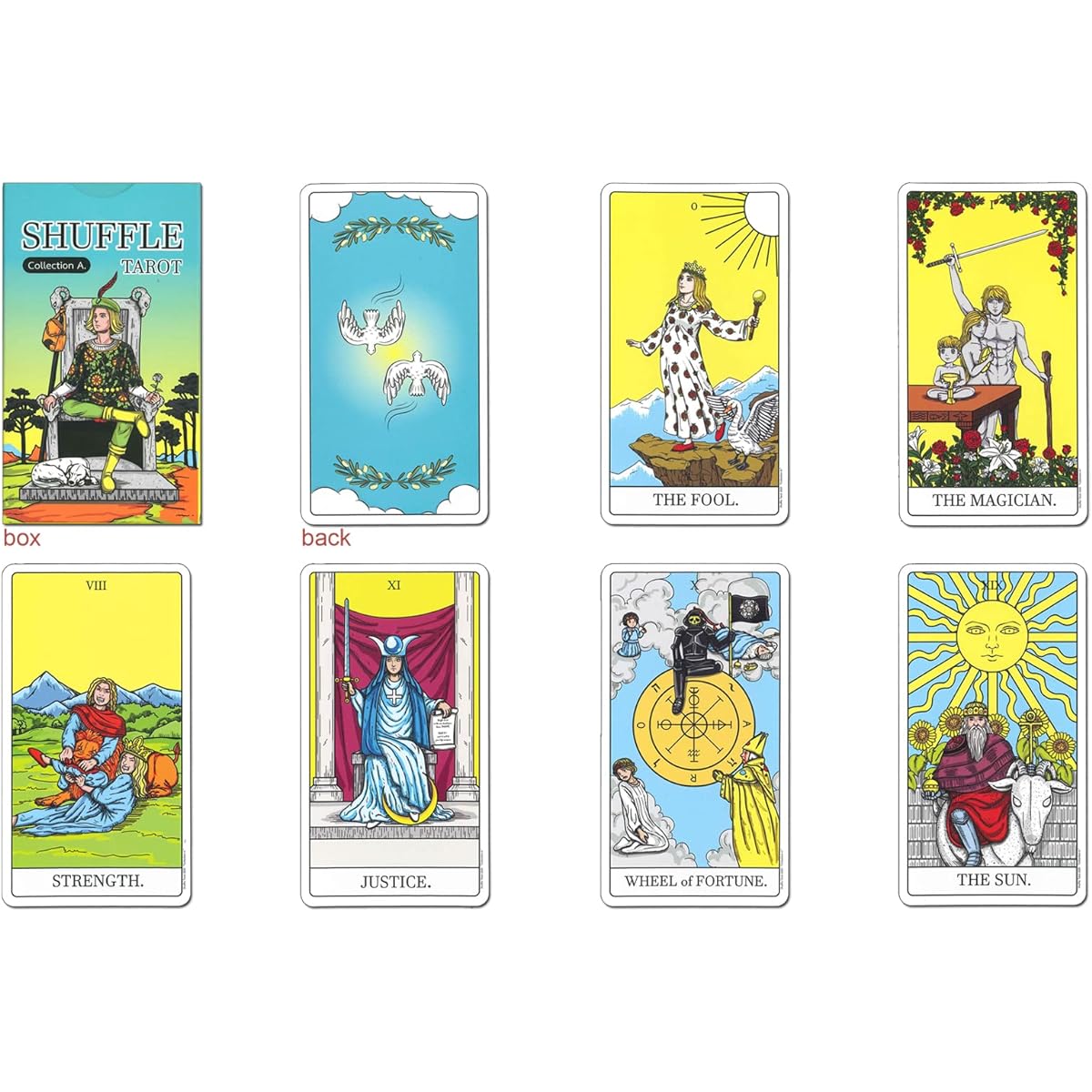 Shuffle Tarot A Japanese Explanation Book "Pocket Manual" Included Tarot Cards