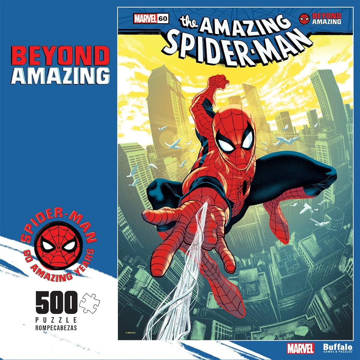 Buffalo Games - Marvel - Beyond Amazing: The Amazing Spider-Man - 500 Piece Jigsaw Puzzle