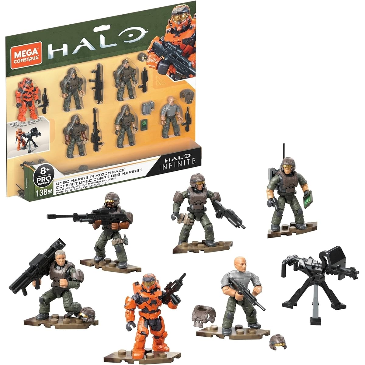 Mega Construx Halo Infinite UNSC Marine Platoon Pack