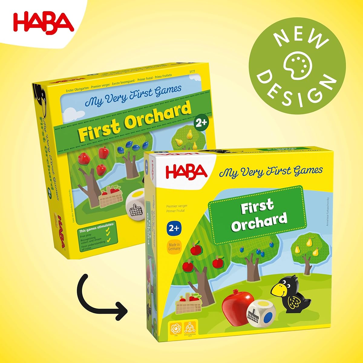 Haba First Game Protect the Fruits from Crows! 3177