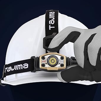 Tajima LED headlight E501D Brightness 500 lumens Comes with dedicated rechargeable battery 6-piece bulk purchase set Hybrid type that can use both dedicated rechargeable battery and AA batteries LE-E501D-SPA