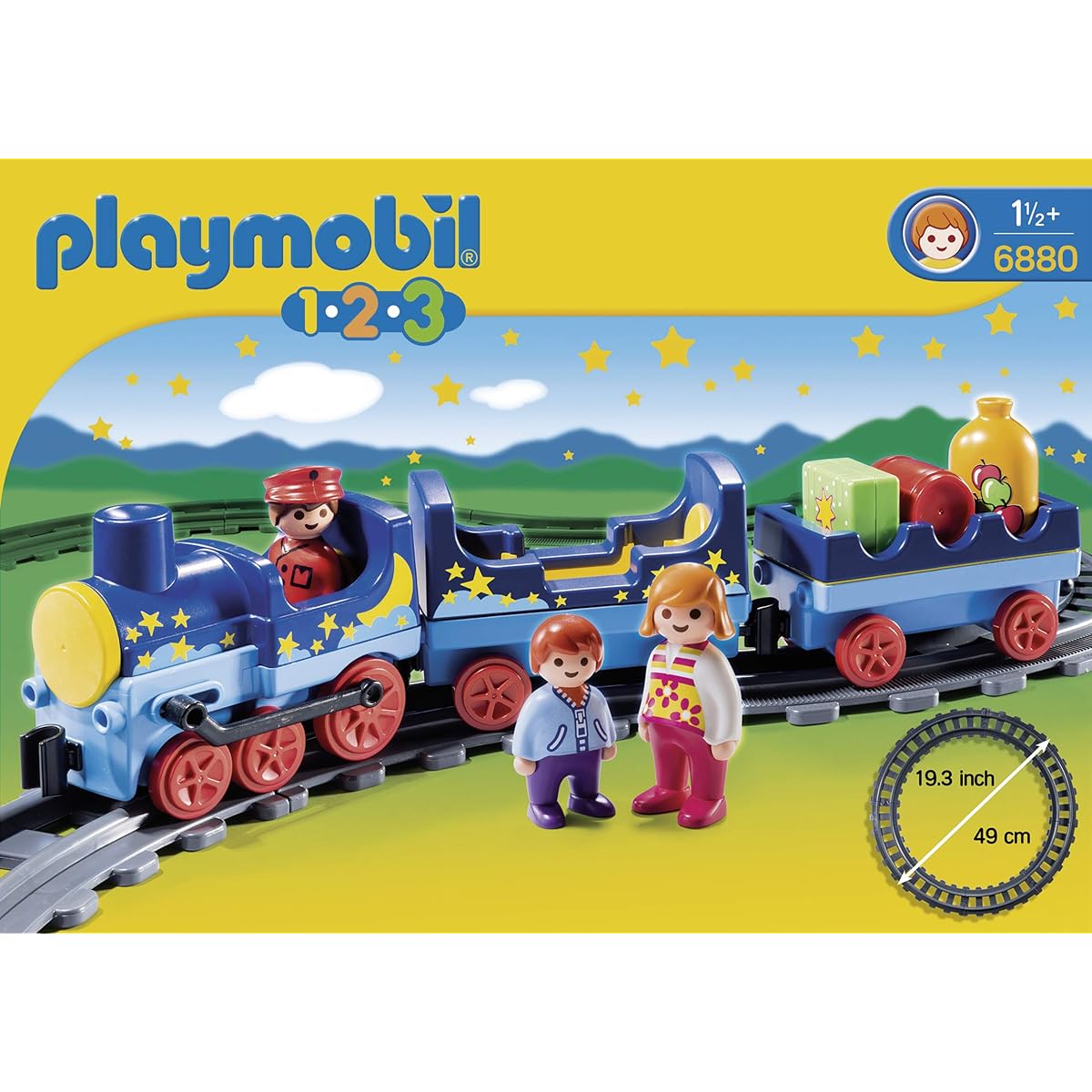 Playmobil 1.2.3 Train with tracks