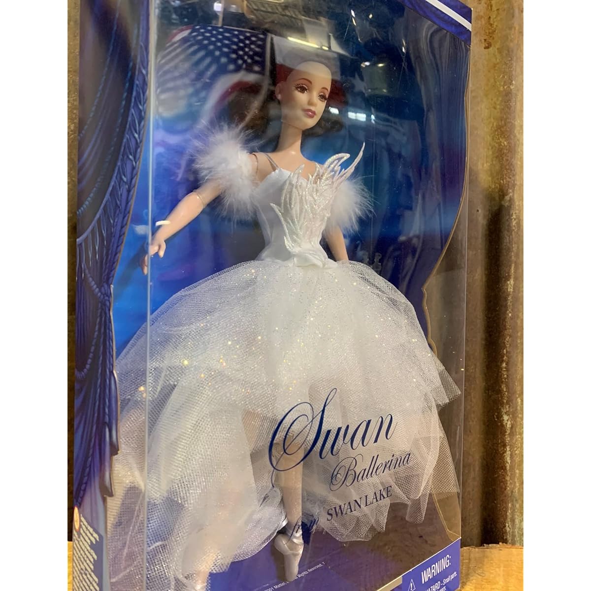 Barbie Collector Edition Classic Ballet Series Swan Ballerina From Swan Lake By Mattel in 2001 - The box is in poor condition