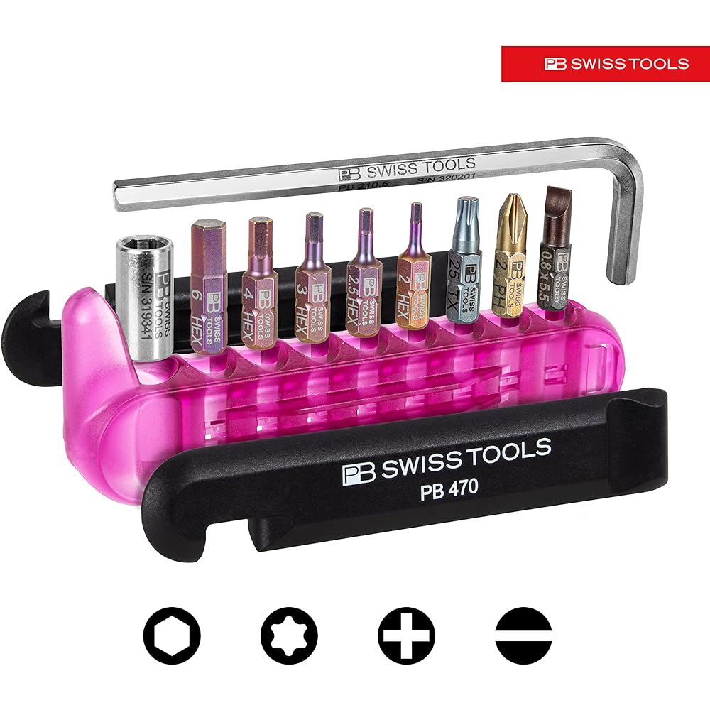 PB Bike Tool Set 9 Pieces Purple 470PURPLECN Tools