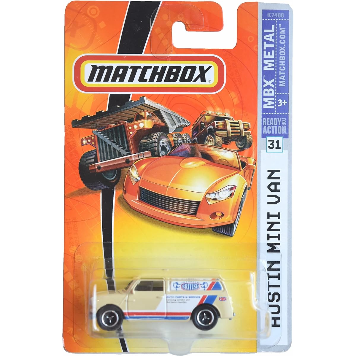 Matchbox Austin Minivan Ready for Action #31