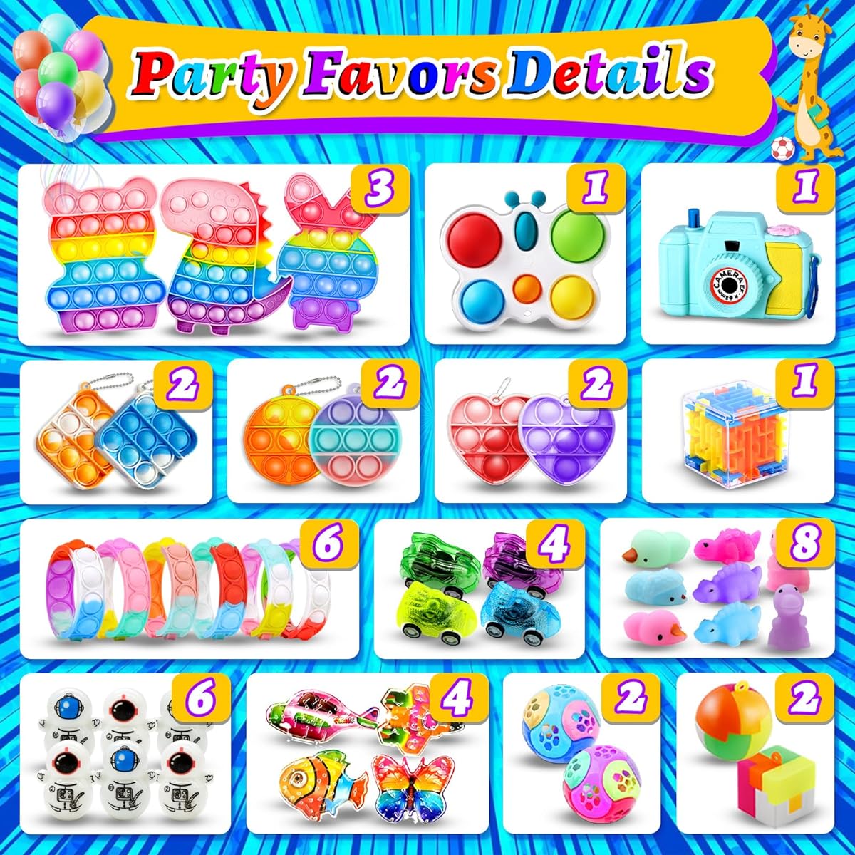 HOLILURE Party Favors for Kids Goodie Bags Treasure Chest Toys for Classroom