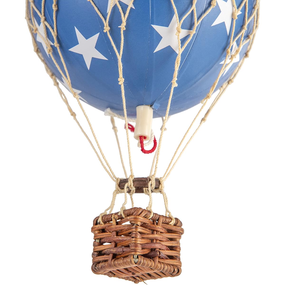 Authentic Models Floating the Skies Blue Star Replica Hot Air Balloon