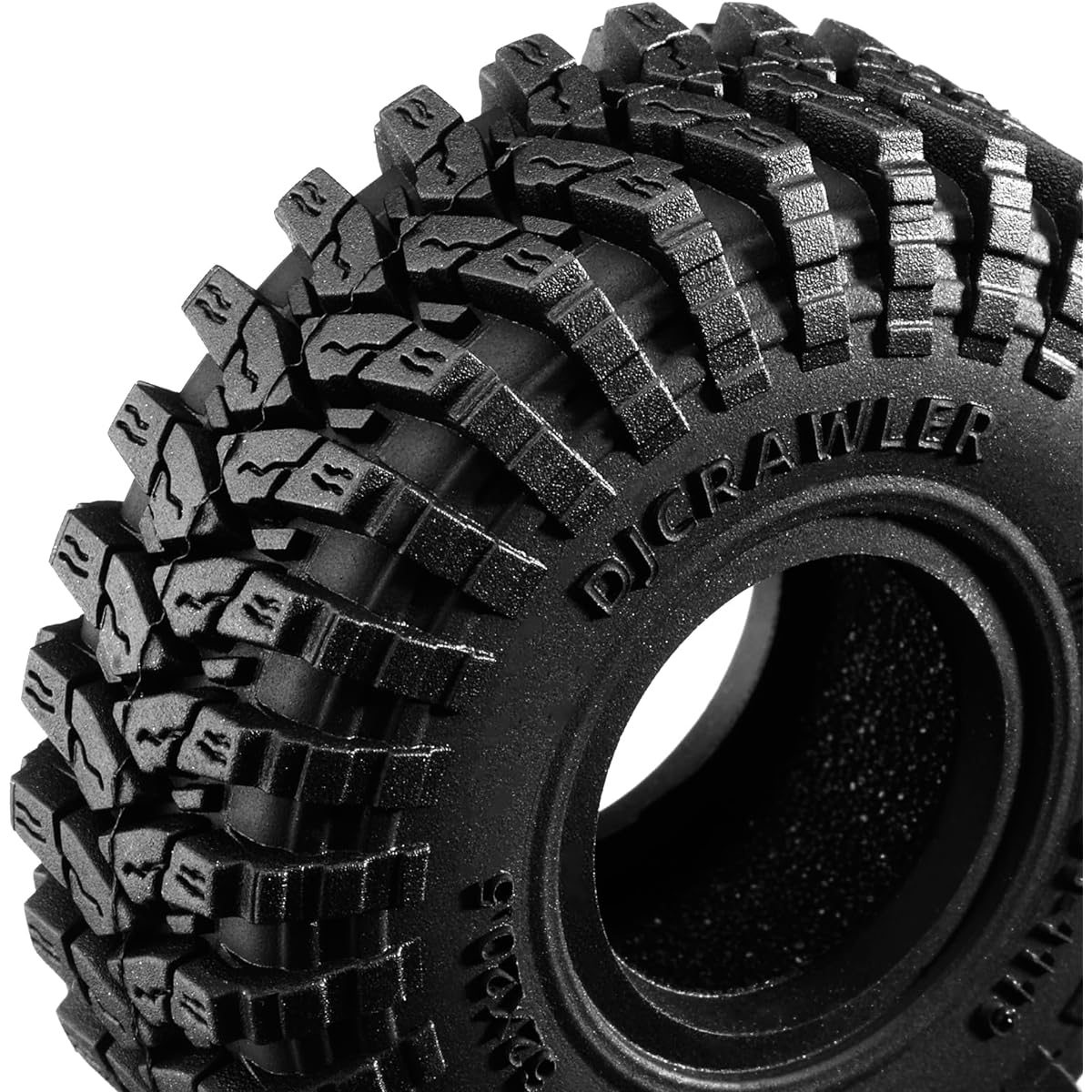 1.0 inch Super Soft Tire 62x20.5mm for SCX24 Wheel Upgrade High Viscosity 1/24 Scale RC Crawler MT Rubber Tire DJCRAWLER Parts for Axial Bronco Gladiator B17 1/18 TRX-4M Defender