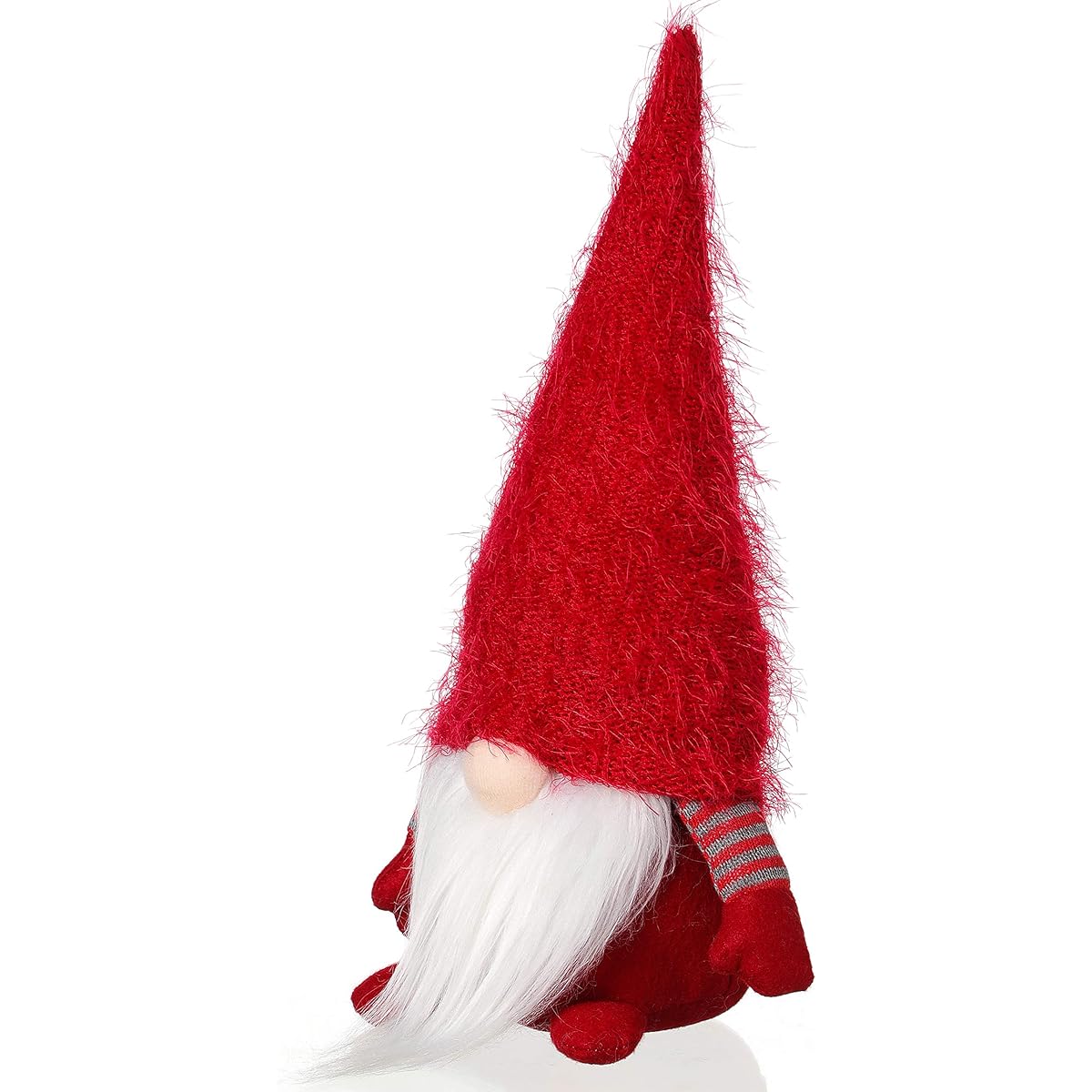 Funoasis Swedish Handmade Stuffed Gnome Christmas Gnome Home Holiday Decor Ornaments Adorable Lucky Valentine's Easter Thanksgiving Christmas Gift Gnome Plush Toy (Red - 14 Inch)
