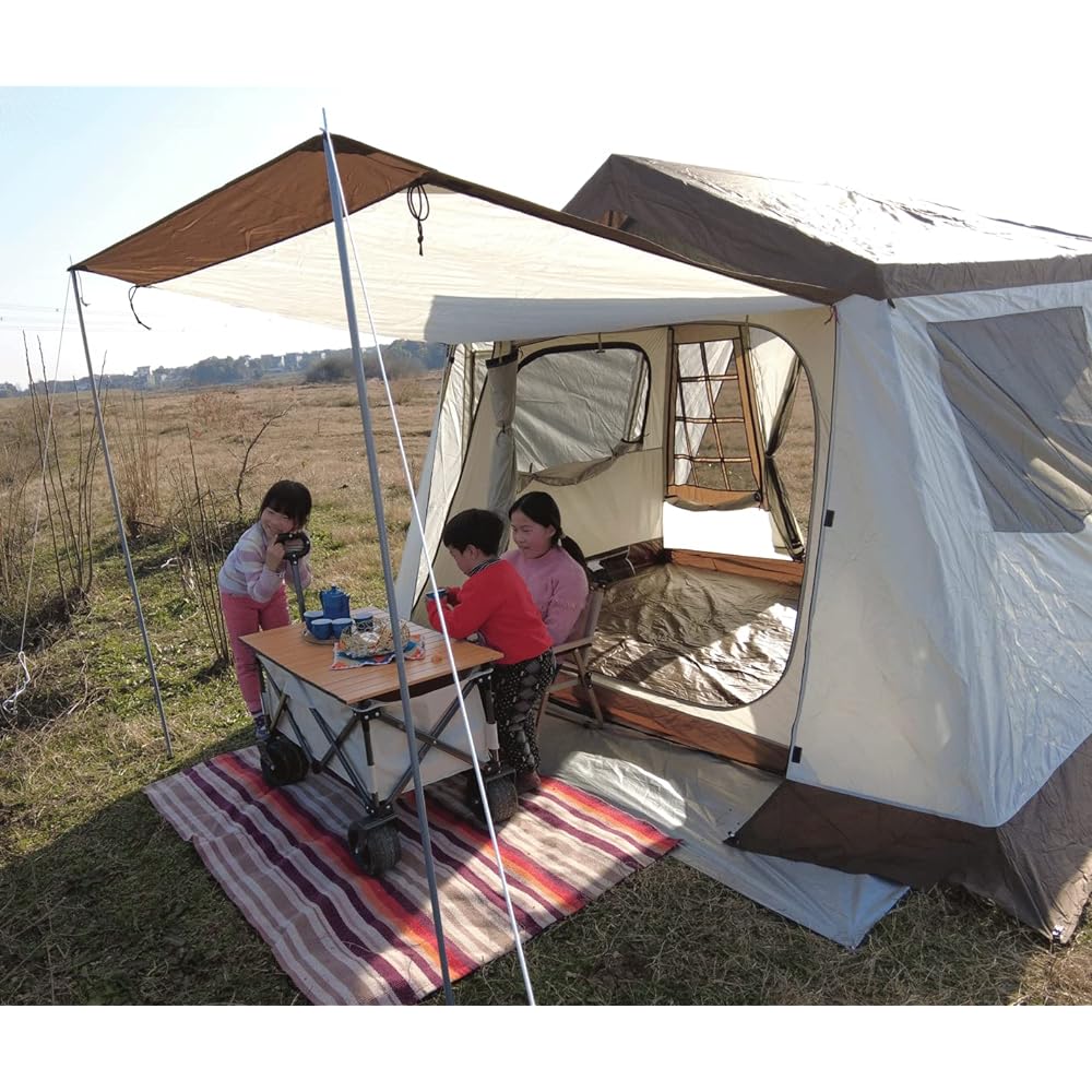 Fengzel Outdoor Carry Wagon Table 110*64cm Freely Removable Compact Folding Aluminum Alloy Roll Table for 150-220L Carry Cart