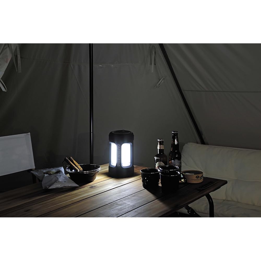 CAPTAIN STAG Lantern Light Raijin COB Lantern 4 Level Adjustment UK-4055/UK-4063