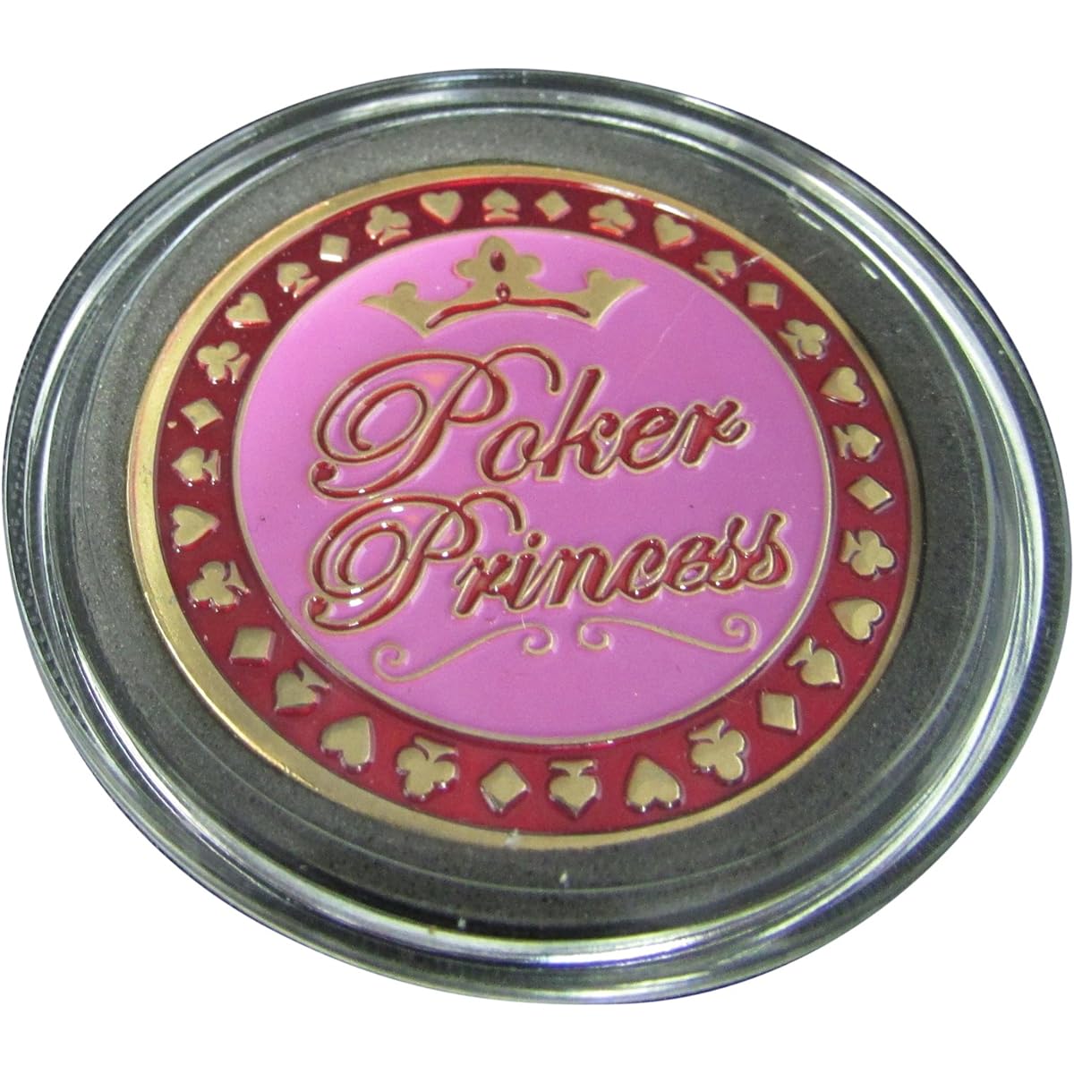 MRC Poker Hand Painted Poker Card Guard Cover Protector - Poker Princess
