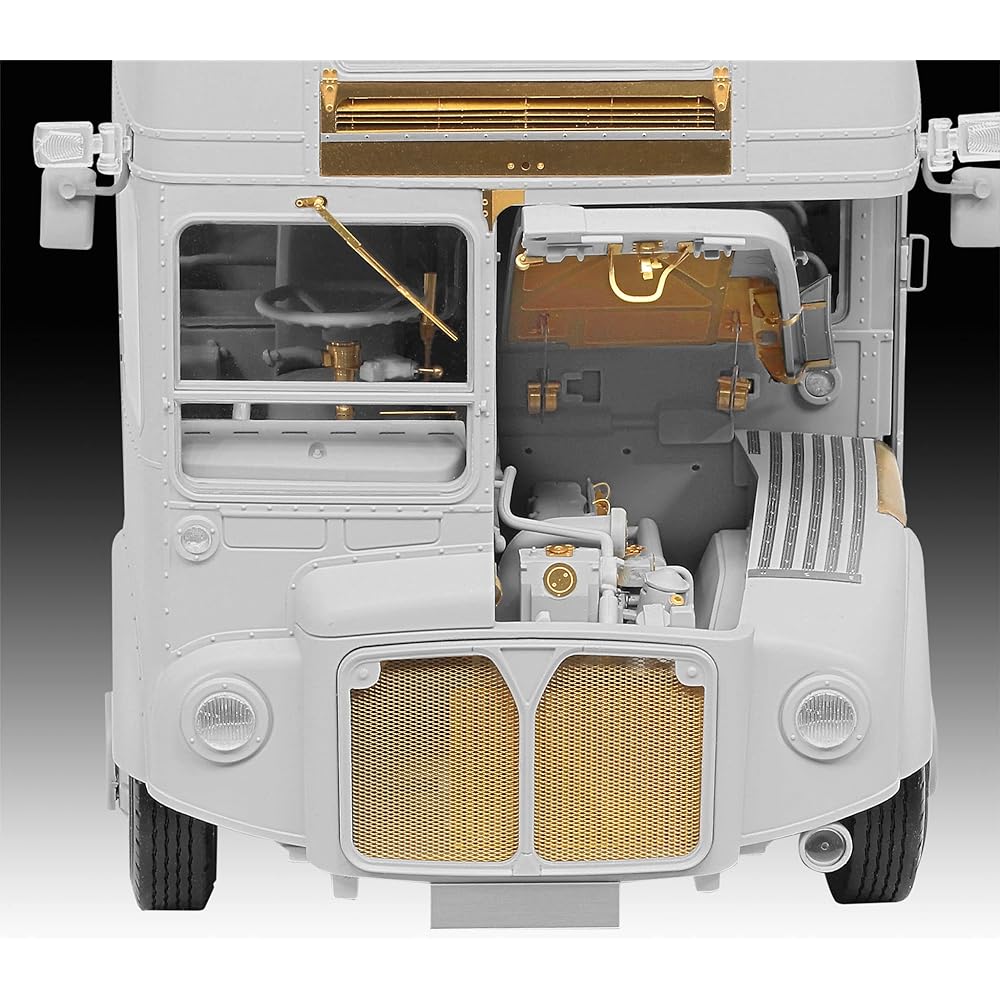 German Level 1/24 London Bus (Platinum Edition) Plastic Model 07720 Molding Color