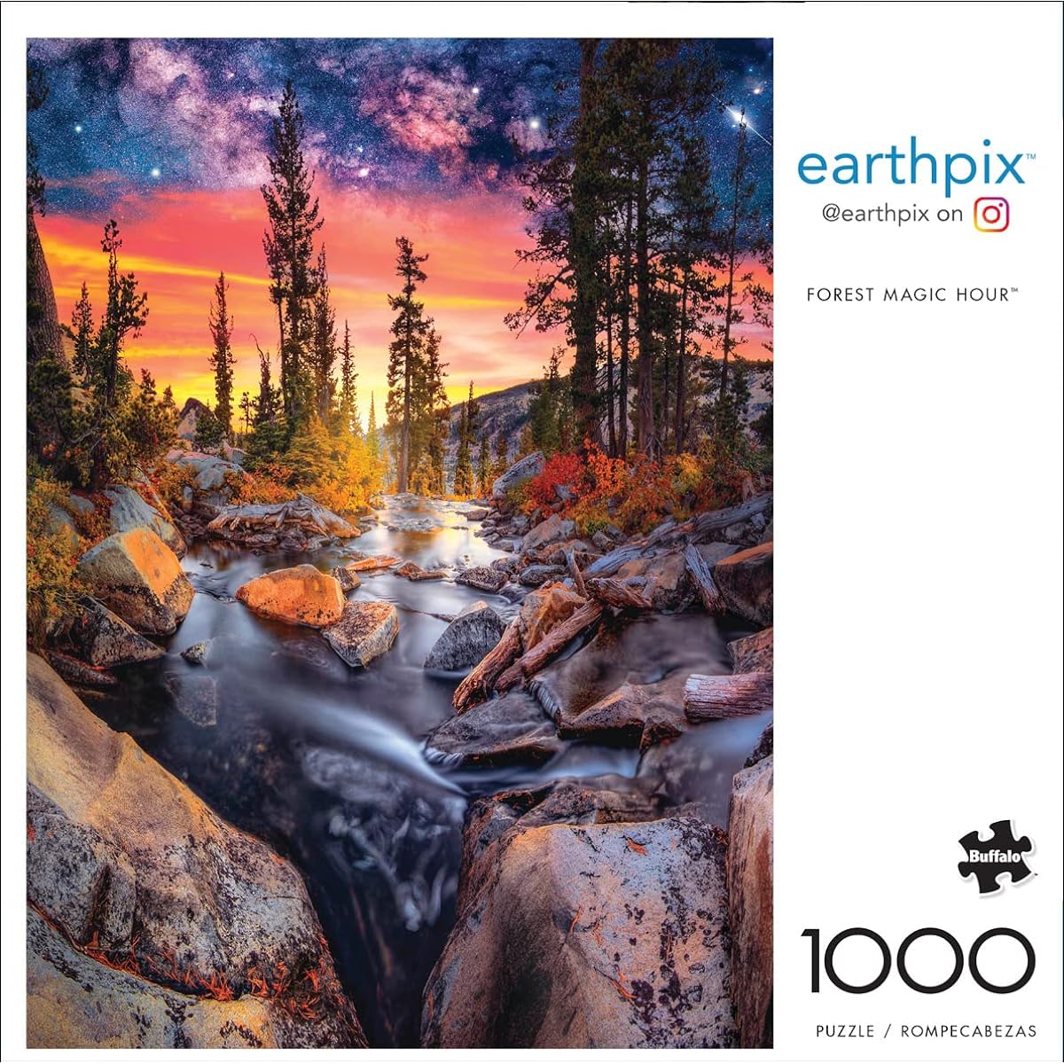 Buffalo Games Jigsaw Puzzle Forest Magic Hour 1000 Pieces