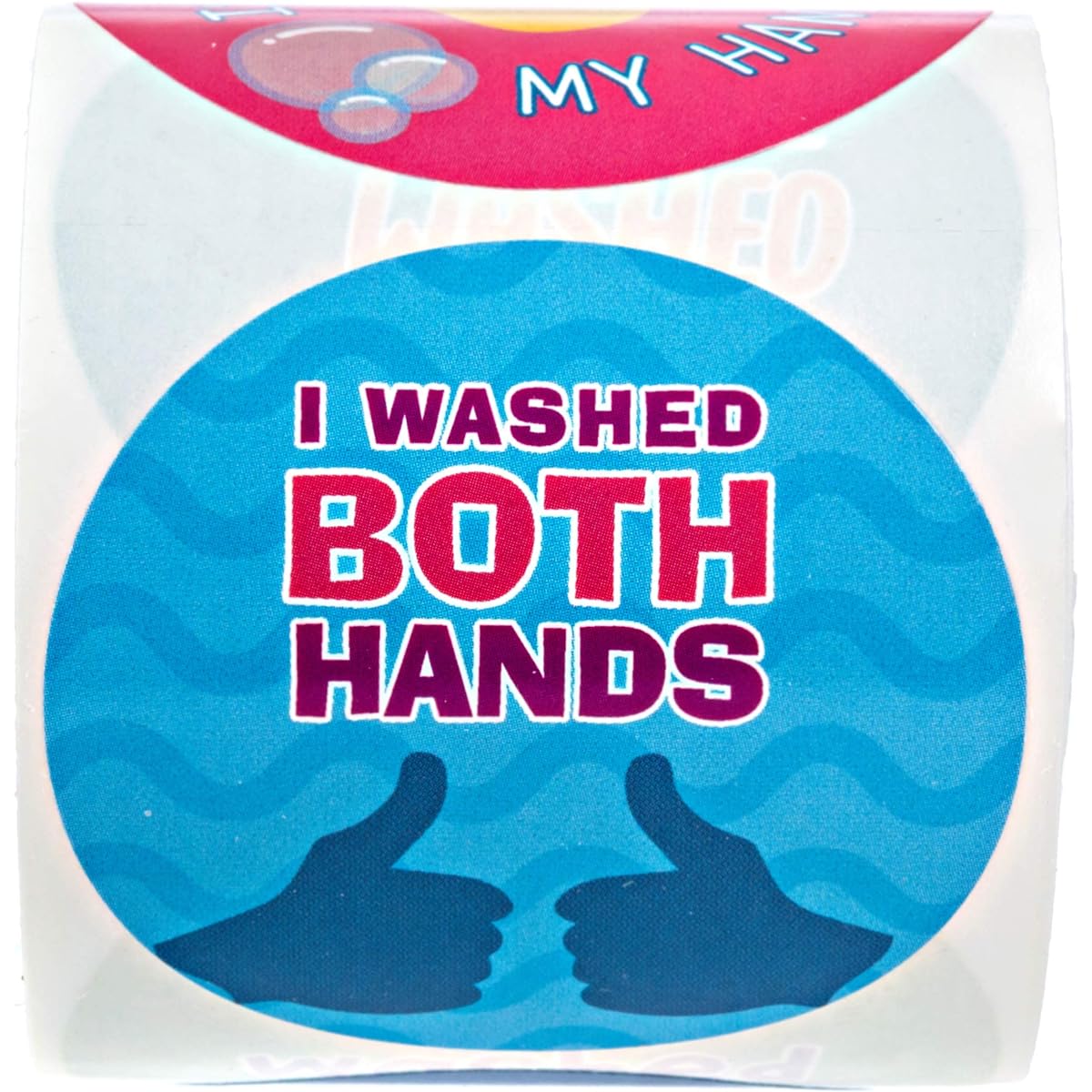 I Washed My Hands Stickers/250 2" Stickers/Reward Stickers for Kids