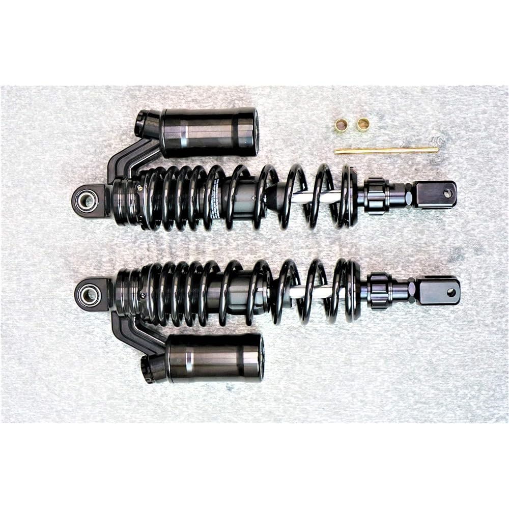 General-purpose Olympus 360mm U-shaped black left and right set/for current cars, old cars, scooters, etc.! ! suspension rear suspension
