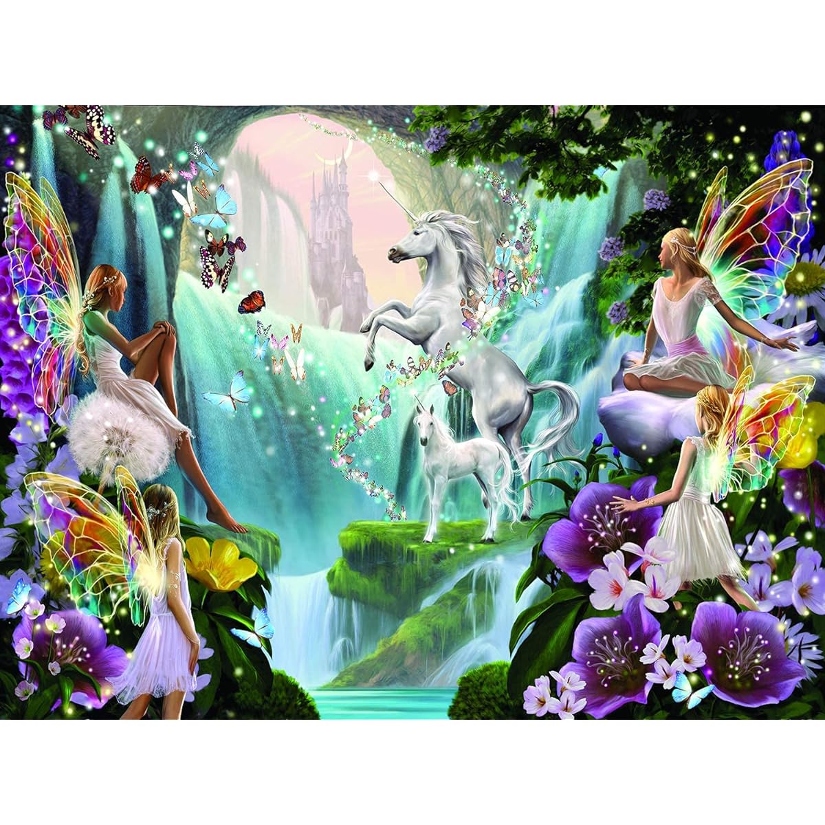SUNSOUT INC Unicorn and Fairy 1000 Piece Jigsaw Puzzle
