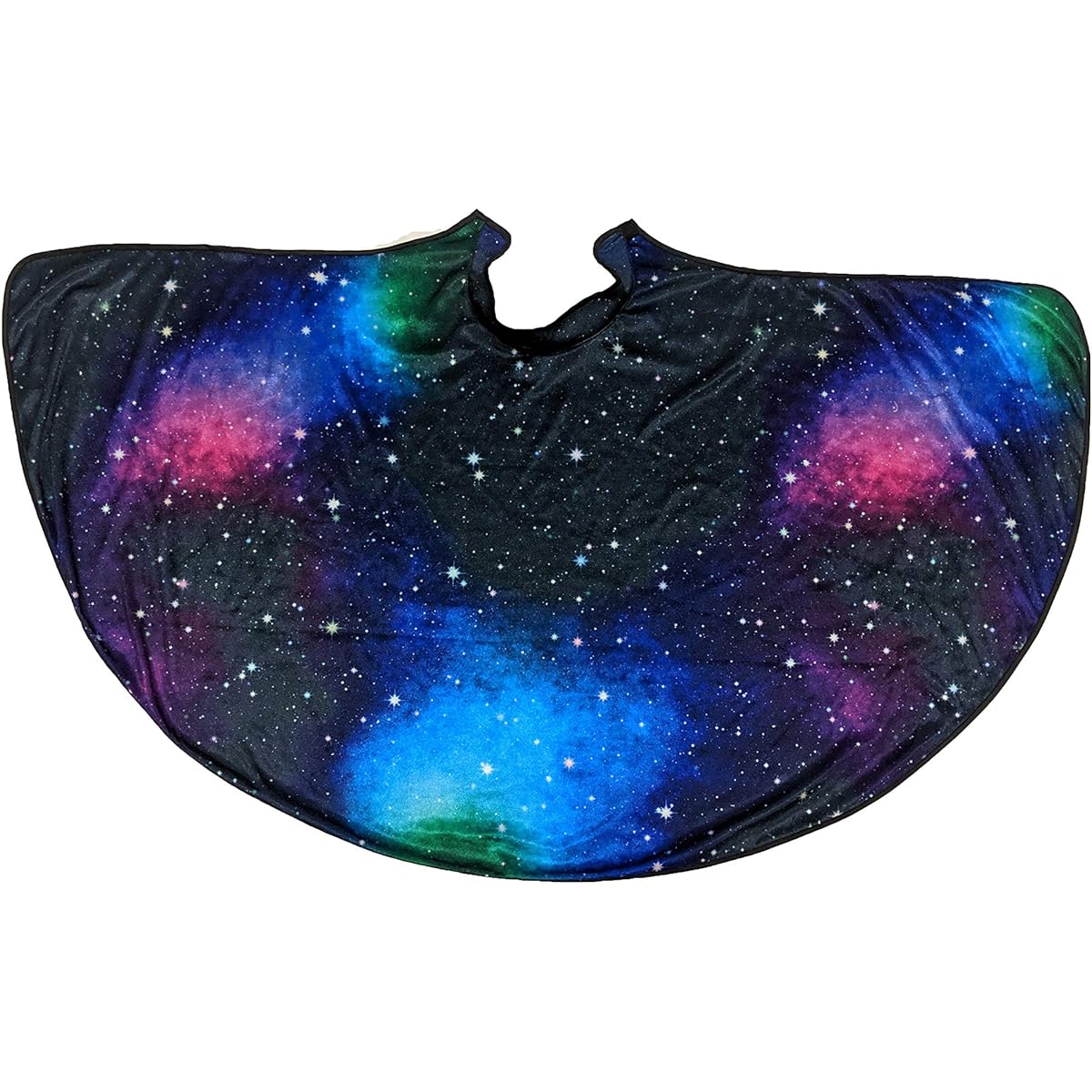 Little Adventures Galaxy Wizard Costume Cape for Ages 3+ - Machine Washable for Kids Pretend Play and Party Dress Up No Bling