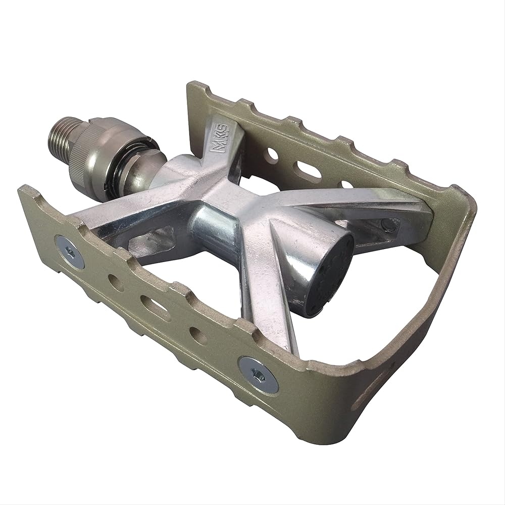 MKS (Mikashima Seisakusho) Bicycle Pedal ESPRIT Ezy Superior (Esprit Easy Superior) Silver
