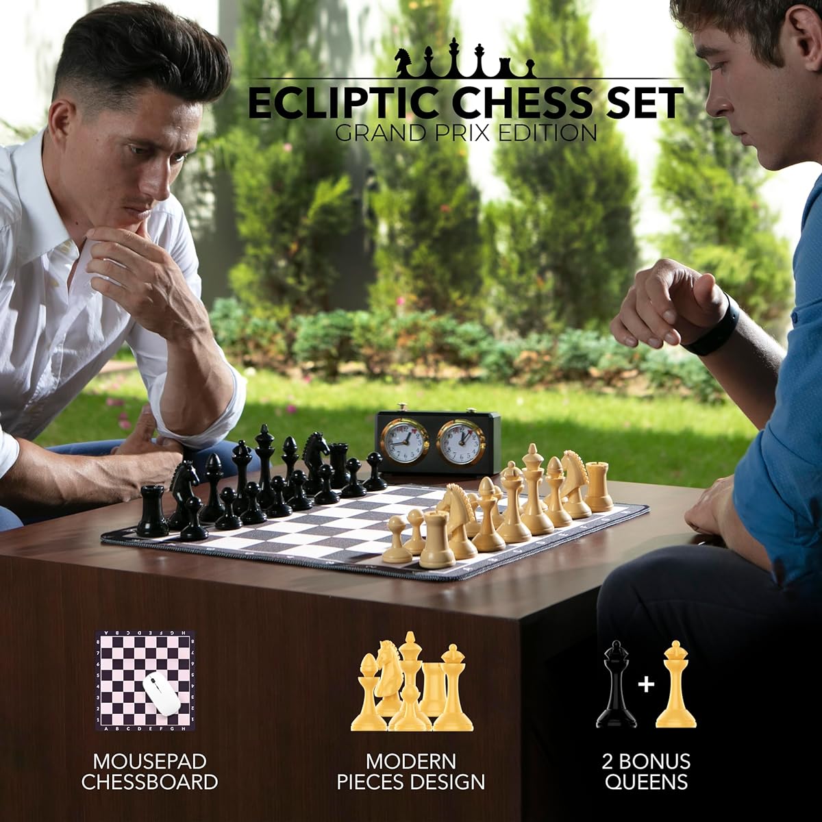 Prevision Chess Set for Adults - Unique Themes, Zodiacal Designs, Exotic Chess Set, Weighted Chess Pieces, Roll-Up Chess Board, Adult Travel Chess Set, Kids