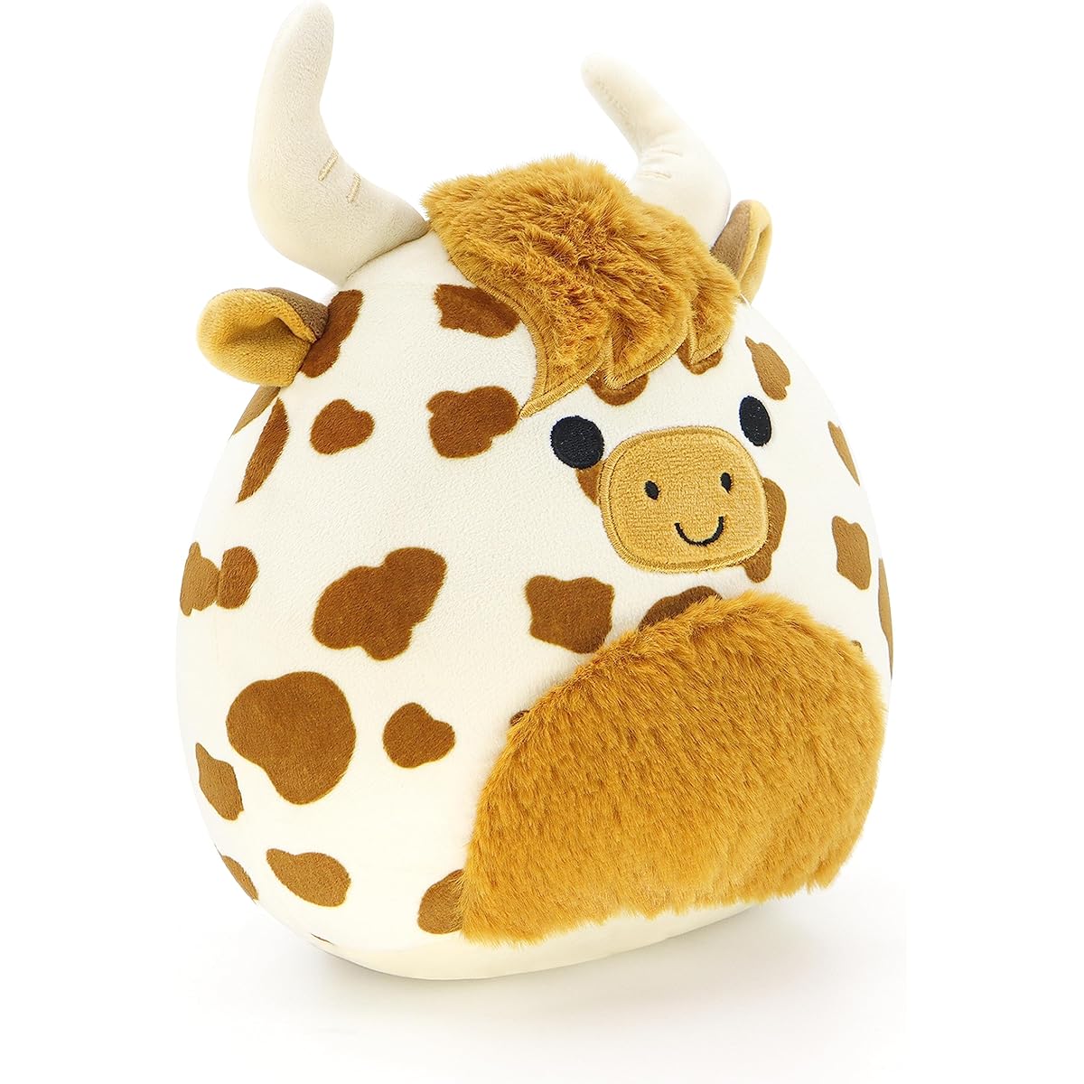 CNAANA Red Panda Plush Pillow Chubby Red Panda Plush Toy Creative Gift Gift for Kids and Adults Bedtime & Playtime (Highland Cow)