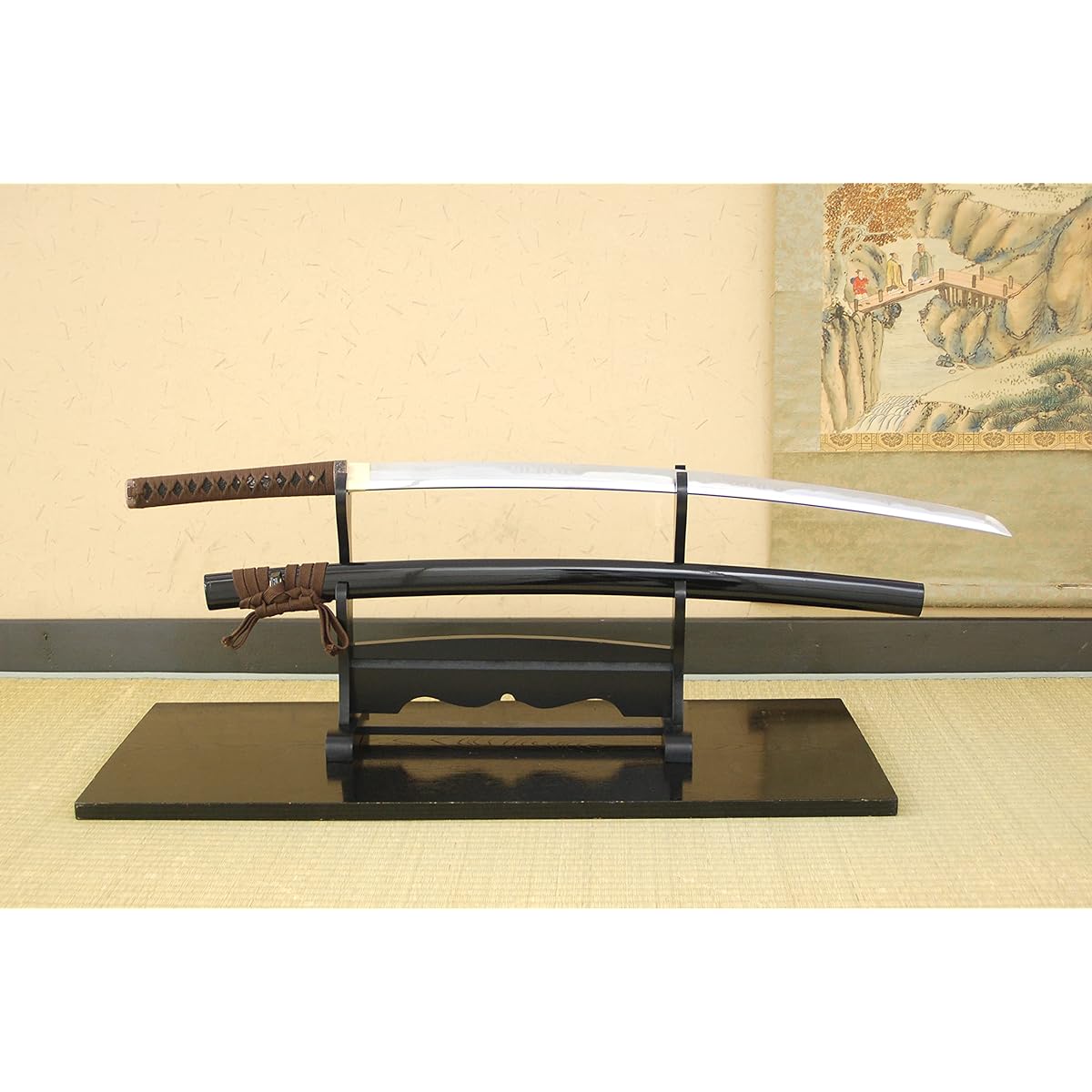 Shinobiya Imitation Sword Famous Sword Himezuru Ichimonji (Sword, Sheath, Sword Bag, Wipe Cloth, Imitation Sword Certificate Set)