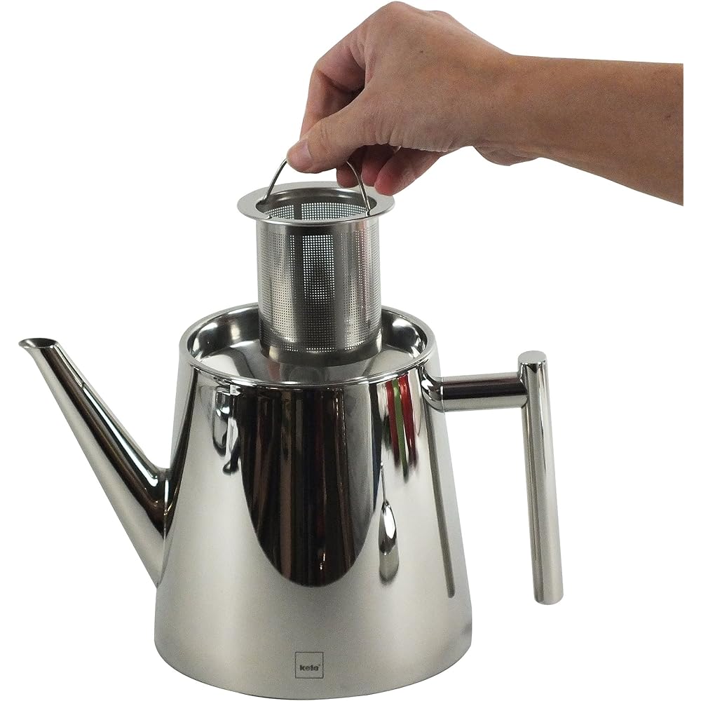 Kela Teapot Ancona0.9L 11355 Silver