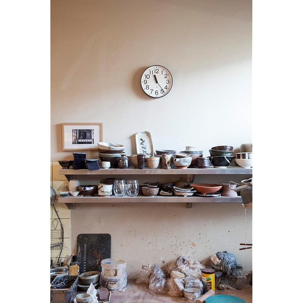 Lemnos Wall Clock Riki Public Clock Analog Aluminum WR22-07