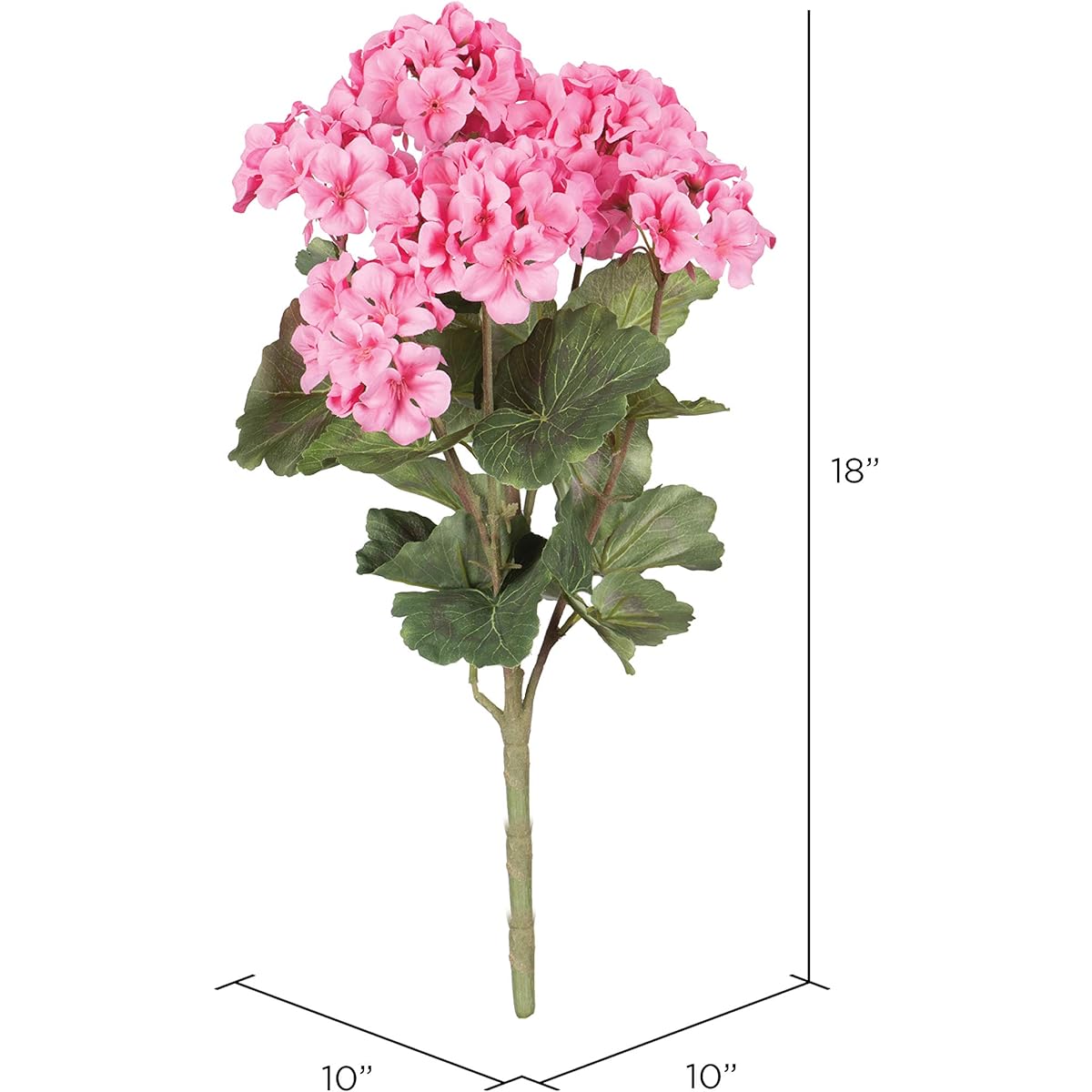 Vickerman FQ173103 Floral Geranium Bush