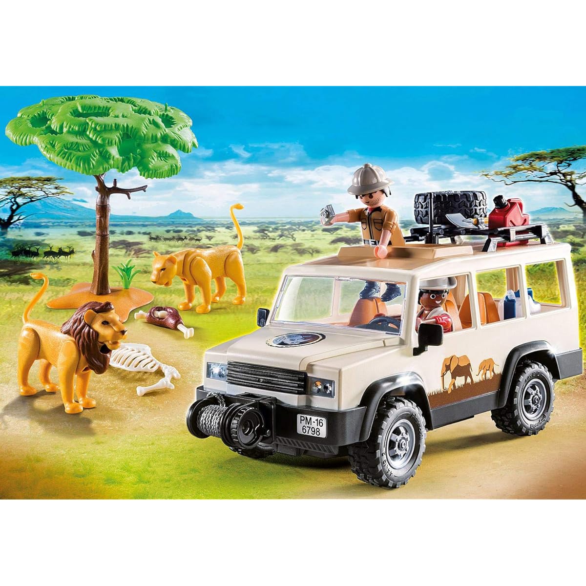 Playmobil 6798 Safari Truck With Lions / Animals / Sealed