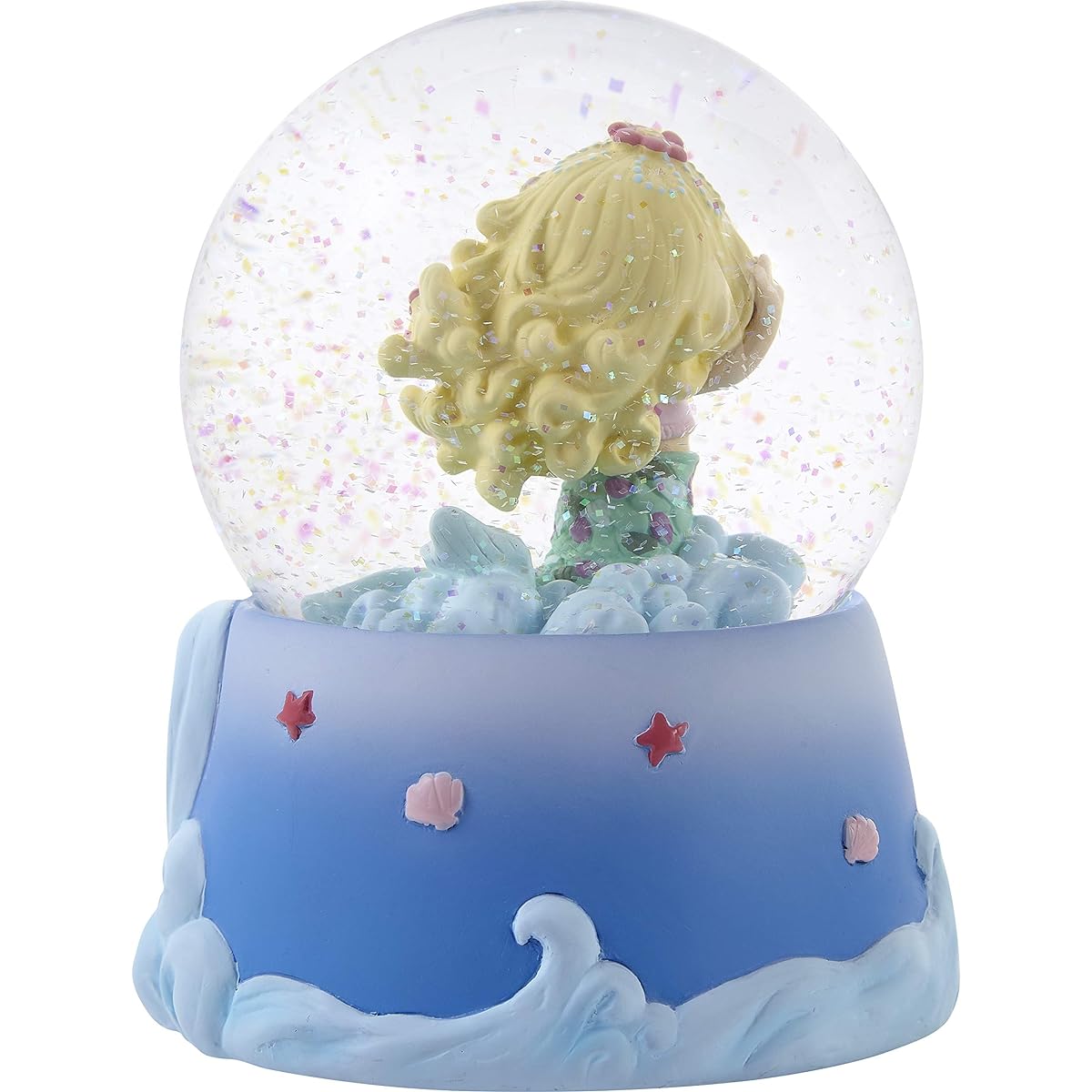 Precious Moments 193102 Make A Splash Mermaid Musical Snow Globe Water Ball One Size Fits All Multicolor