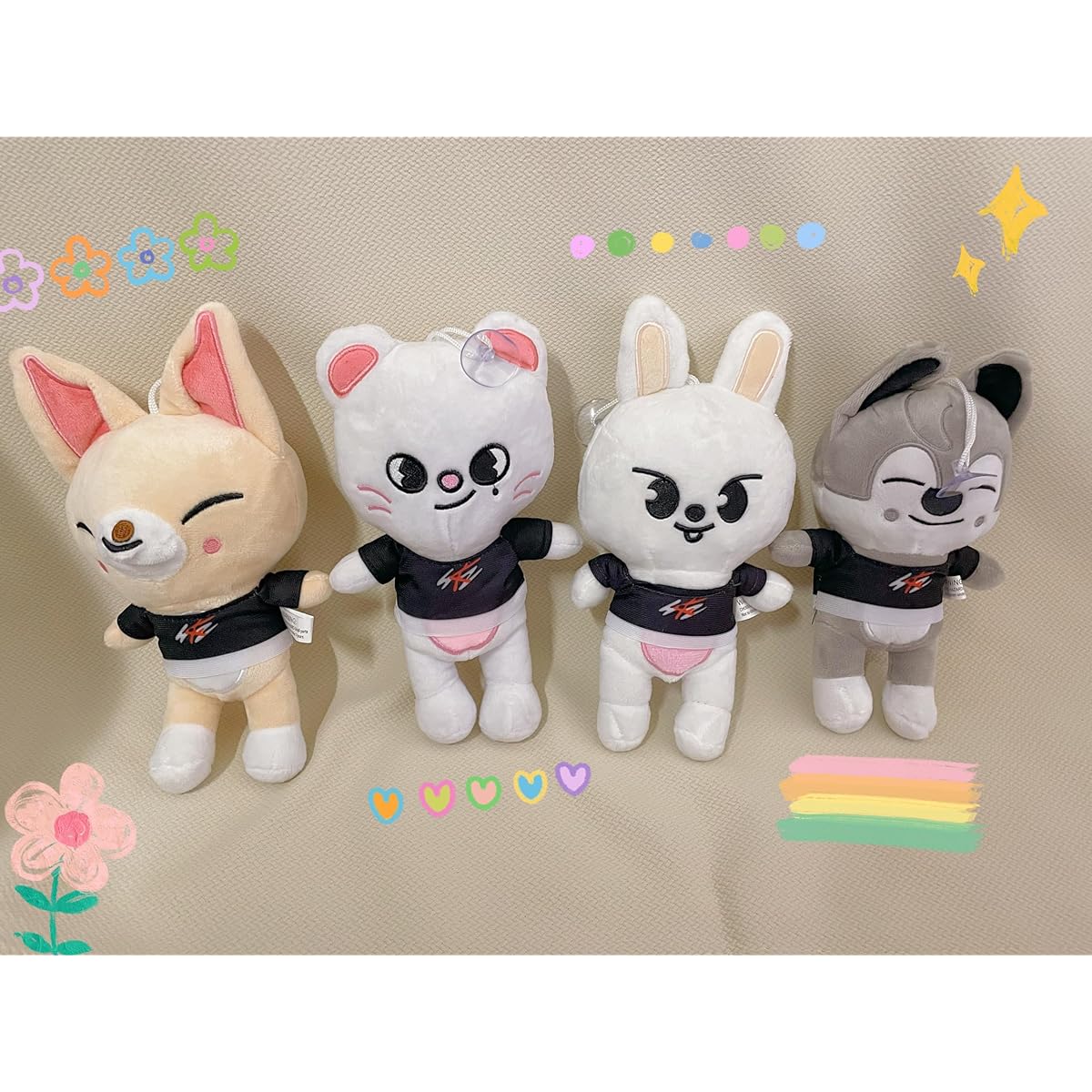 SHIJURDIN Skzoo Plush Toy Cute Stuffed Animal Soft Plush Toy for Kids Children Gift (7.8 inch) (White Cat)