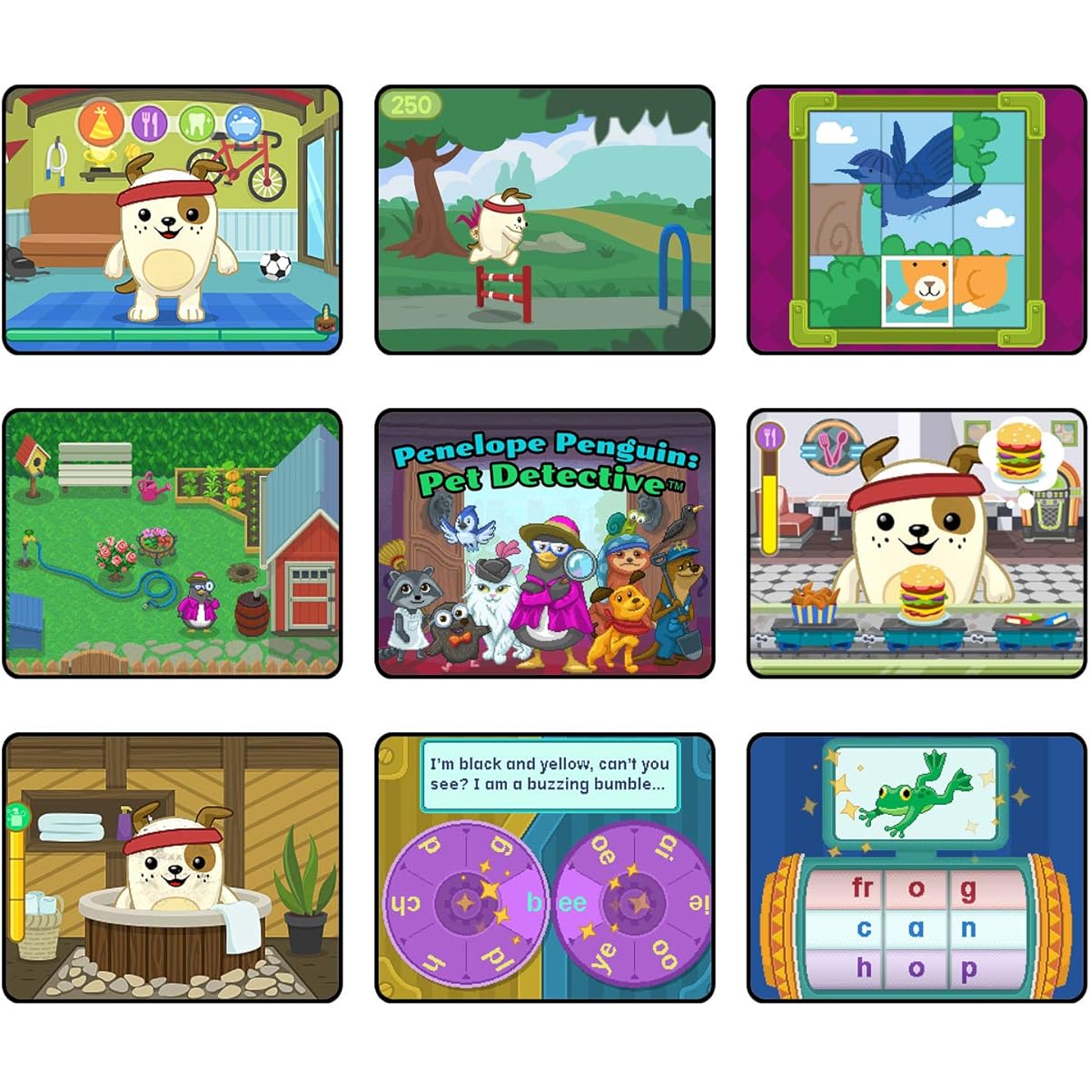 LeapFrog RockIt Twist Dual Game Pack: Penelope the Penguin: Pet Detective and Animals, Animals, Animals