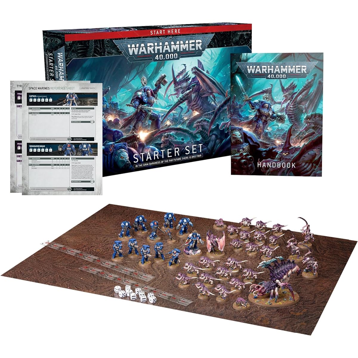 Games Workshop Warhammer 40K 2023 Starter Game Set