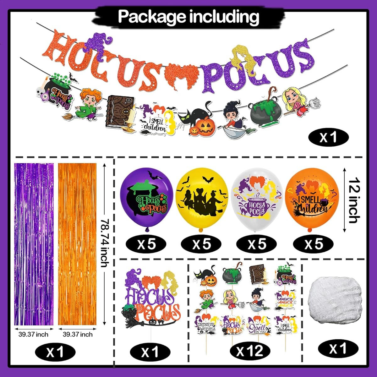 2T-hocus30608 Banner Preschool Graduation Decoration
