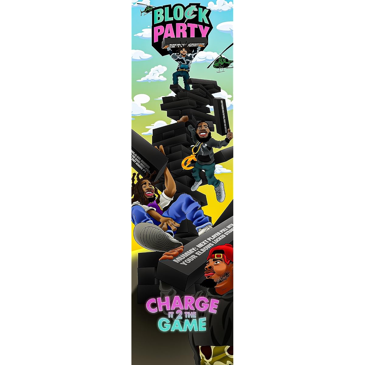 Charge It 2 The Game Drink Card Block Party