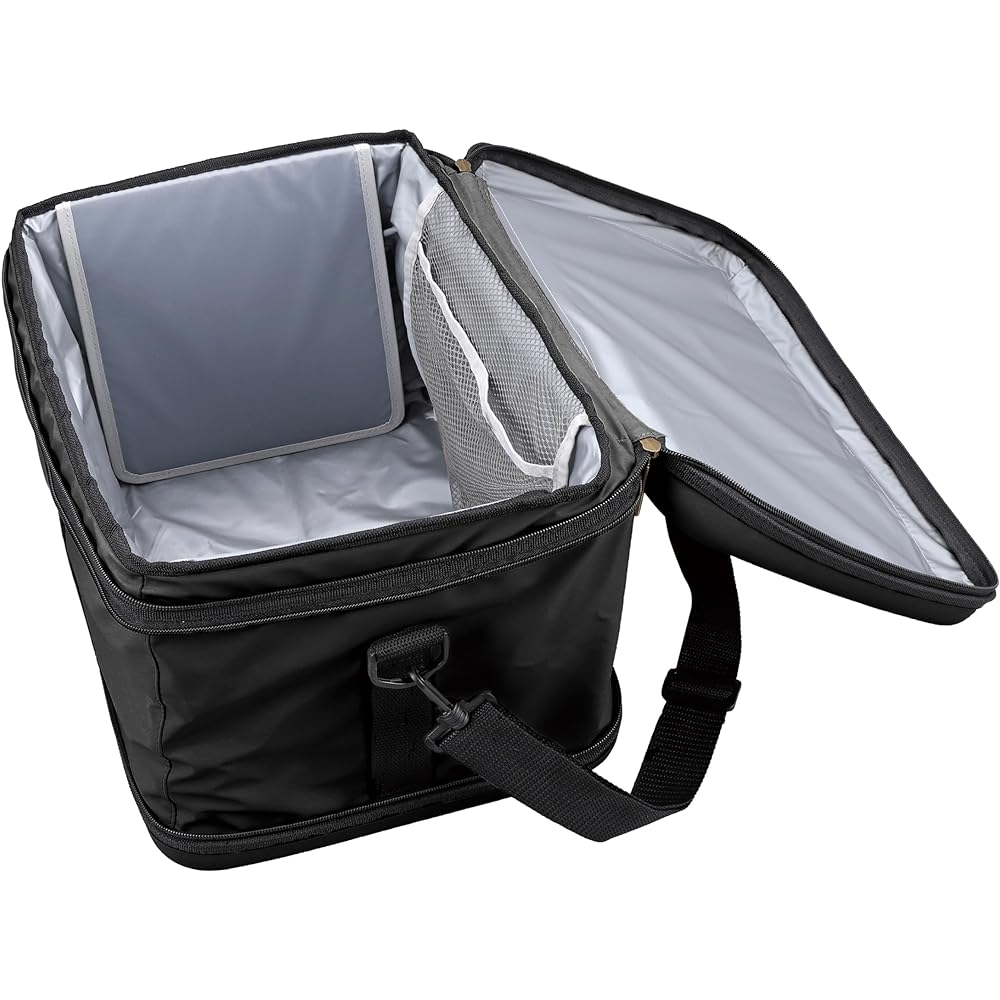 Captain Stag (CAPTAIN STAG) Cold Bag Cooler Bag Super Cold Cooler Bag Capacity 12/25/43L Foldable Storage Matte Black UE-643/UE-644/UE-645