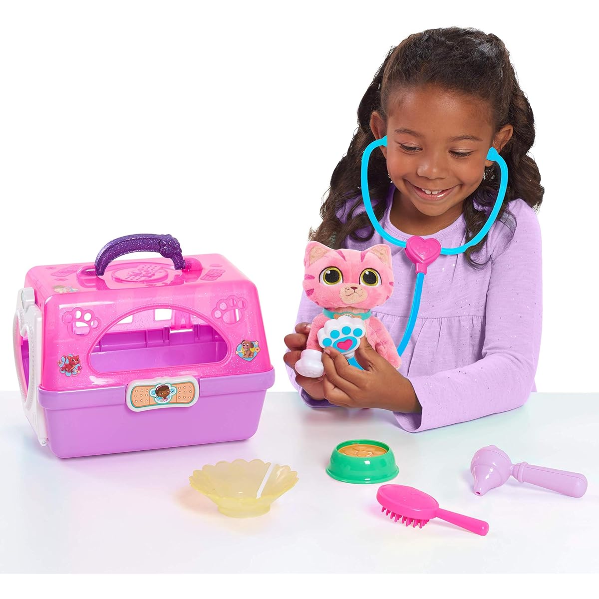 Just Play Doc McStuffins Toy Hospital On The Go Pet Carrier Whisperer