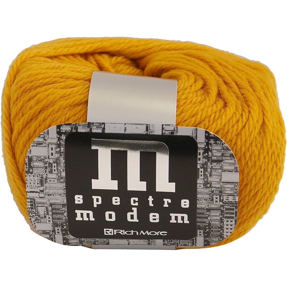 Hamanaka Richmore Spectrum Modem Yarn Extra Thick col.10 Yellow 40g Approx. 80m Set of 10 Balls 2098