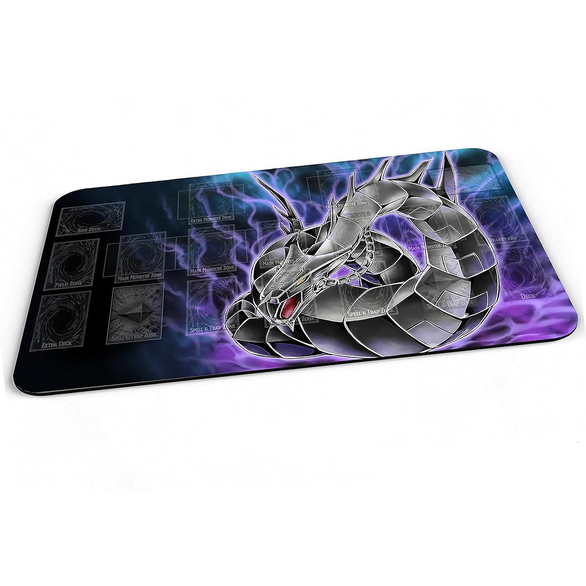 AART TM Custom Cyber Dragon Playmat - Master Rule 4 Link Zone Playmat Trading Card Game Mat CCG TCG Mat